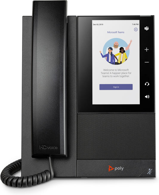 HP Poly CCX 500 Business Media Phone for Microsoft Teams and PoE-enabled product image