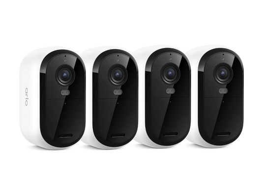 Arlo Essential Outdoor Security Camera 2K (3rd Gen) – 4 Camera Pack (VMC3480-100AUS)