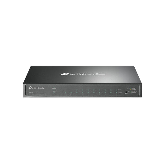 TP-Link JetStream 8-Port Gigabit Smart PoE+ Switch with 2 SFP Slots, 5-Year WTY-(TL-SG2210P)