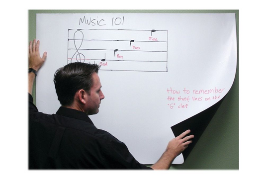 95 1610 WHITEBOARD MATERIAL GLOSS MATT FINISH INSTA-DE SCREEN - FOAM BACKING