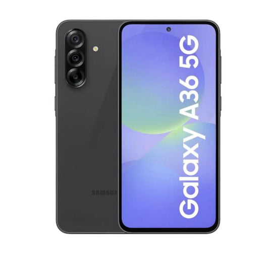 SAMSUNG GALAXY A36, 6.7", 128GB, 5G, 50MP, EE, BLACK, 3YR