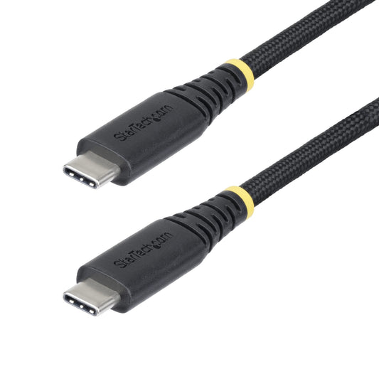 Star Tech 10ft (3m) USB-C Charging Cable, Durable and Ultra-Flexible, 240W (5A) PD EPR, USB 2.0 Laptop Charger Cable, USB-IF Certified, Rugged USB-C Charging Cord