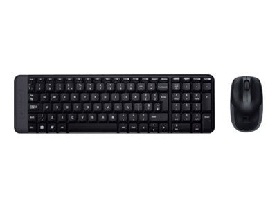 LOGITECH MK220 WIRELESS KEYBOARD AND MOUSE COMBO, 2.4GHZ US B RECEIVER - 3YR WTY