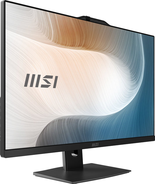 MSI Modern AM272P 12M-1051AU Intel® Core™ i7 i7-1255U 68.6 cm (27") 1920 x 1080 pixels All-in-One PC 16 GB DDR4-SDRAM 1 TB SSD Windows 11 Pro Wi-Fi 6 (802.11ax) Black