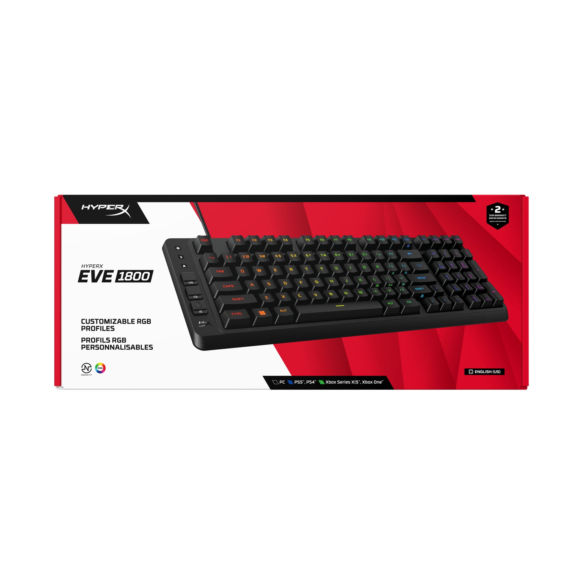HyperX Eve 1800 - Gaming Keyboard