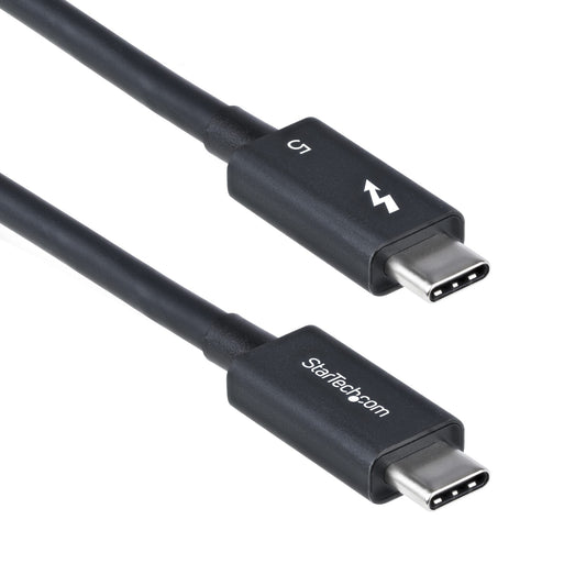 Star Tech 1.5ft (50cm) Thunderbolt 5 Cable, 80Gbps/Up to 120Gbps, 240W PD, 8K 60Hz, Certified Thunderbolt Cable - Compatible w/Thunderbolt 4/USB4/USB-C