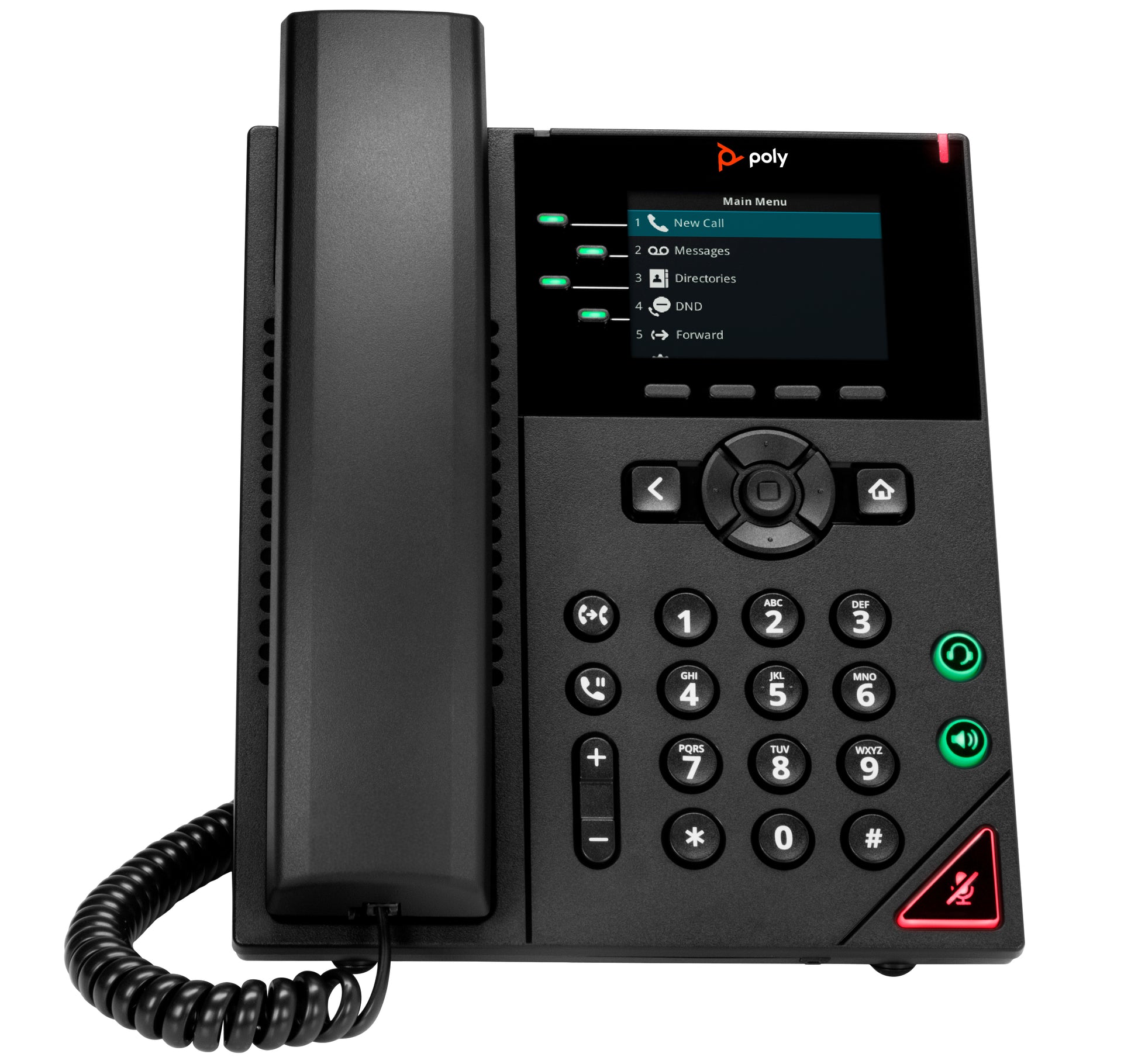 HP Poly VVX 250 4-Line IP Phone and PoE-enabled product image