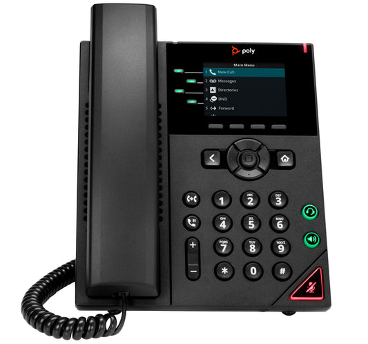 HP Poly VVX 250 4-Line IP Phone and PoE-enabled product image