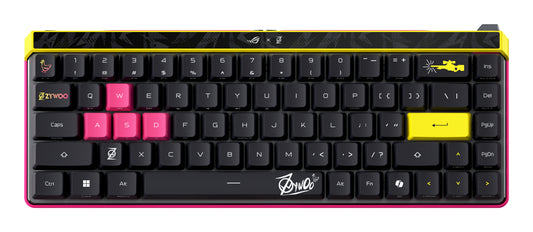 ASUS ROG Falchion Ace HFX ZywOo Edition keyboard Gaming USB QWERTY US International Black