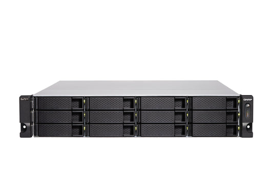 QNAP TS-h1886XU-RP-R2-D1622-32G, 12 (+6) -Bay SATA 6Gbps (12 x 3.5" + 6 x 2.5") 2U NAS, Xeon D-1622 4 cores,32GB DDR4 ECC RAM, 4x 2.5GbE, 3 Yr WTY