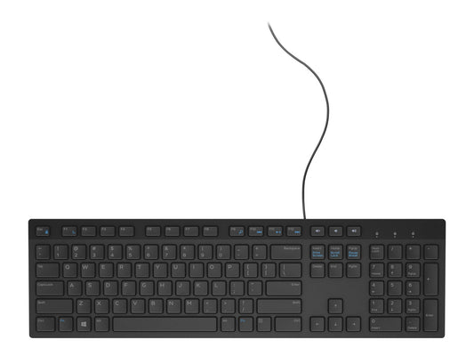 DELL KB216 WIRED MULTIMEDIA KEYBOARD (BLACK), 1YR