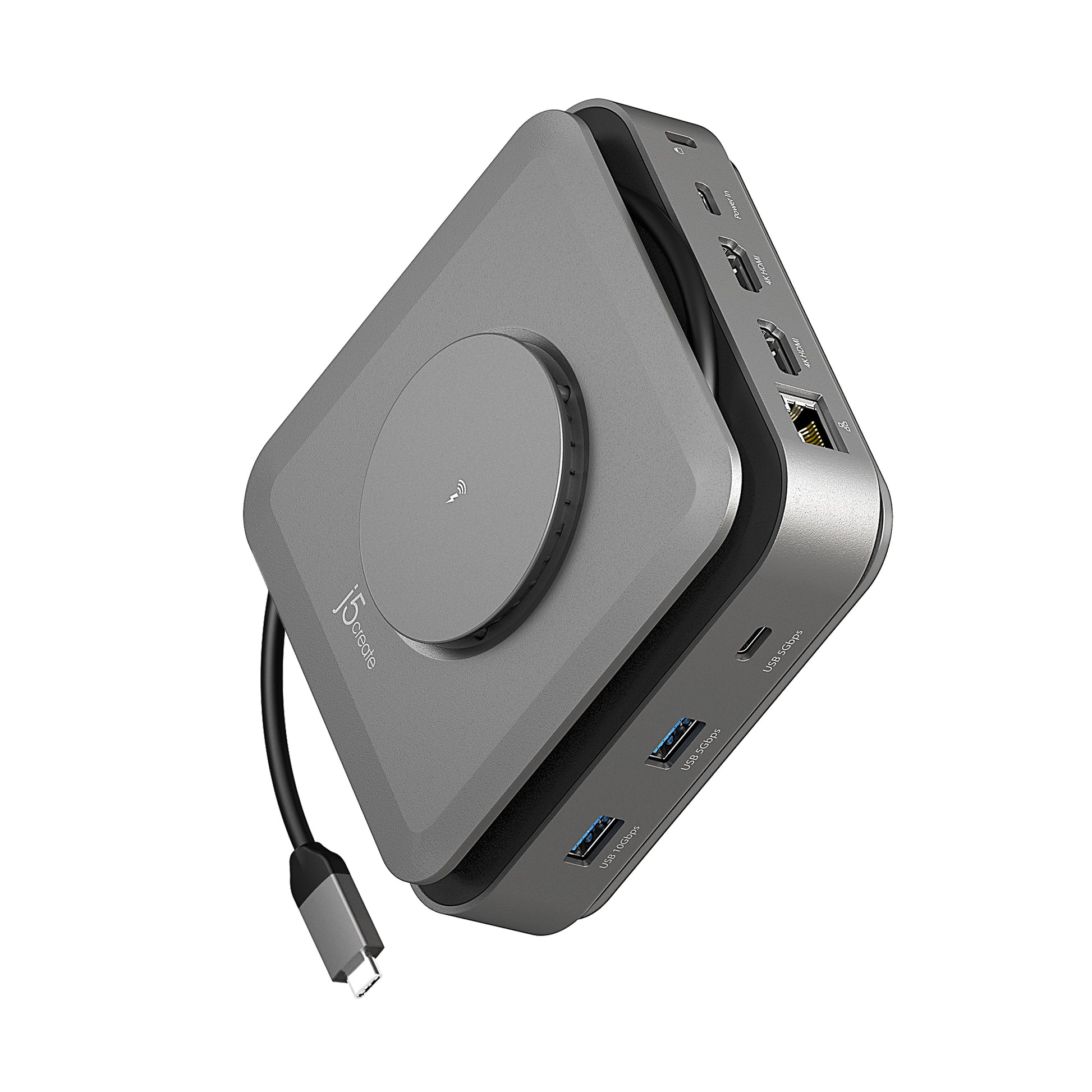 j5create JCD3199 USB-C Dock Dual 4K HDMI, Space Grey product image