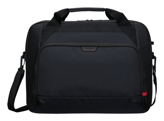 Targus CN418GL Classic+ 17-18" Clamshell Laptop Case - Black/Red