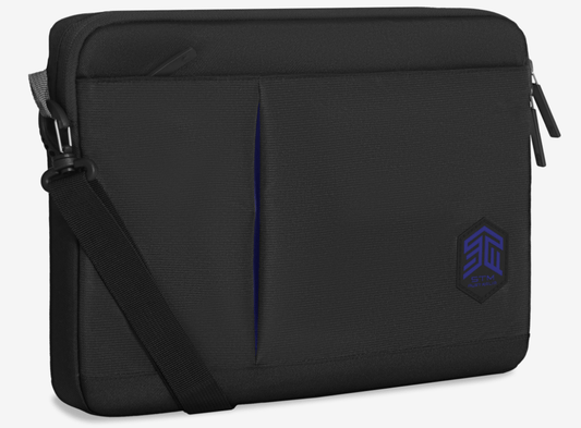 STM (BLAZER 2023) LAPTOP SLEEVE, FITS UP TO 14", BLACK , 3YR WTY