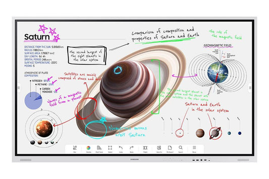 SAMSUNG FLIP PRO INTERACTIVE DISPLAY, 85" UHD, 350NITS, HDMI (2), LAN/WIFI, 16H/7D, 3YR