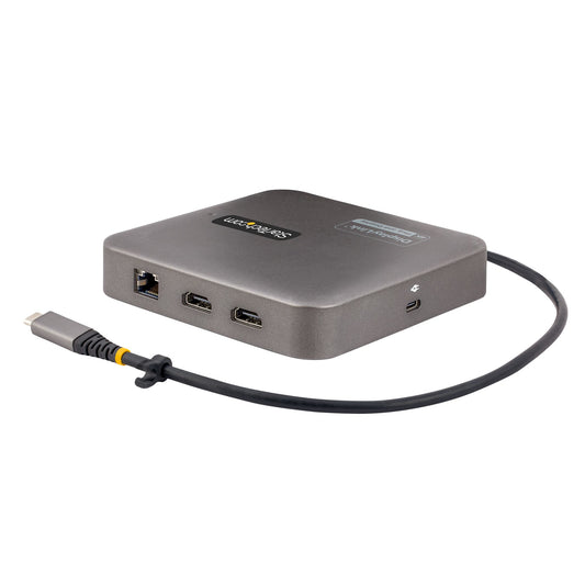 Star Tech USB C Docking Station, Dual 4K 60Hz HDMI compatible with Macbook Pro (M1/M2/M3/M4) and Windows, USB-A/USB-C 10Gbps Hub, 100W Power Delivery, GbE, SD, 22in/56cm Cable