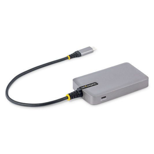 Star Tech 4-Port USB-C Hub - 5Gbps - Bus Powered - USB C to 4x USB-A Hub w/ Optional Auxiliary Power Input - Portable Desktop/Laptop USB Hub - 1ft (30cm) Cable - USB Expansion Hub