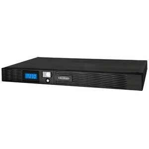 CyberPower PRO Rack Series  LCD 1000VA / 670W (10A) 1U Line Interactive UPS - (PR1000ELCDRT1U)- 3 Yrs Adv. Rep & 2yrs on Int.  Battery(No rail kit in the box)