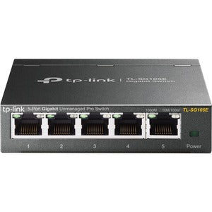 TP-Link5-Port Gigabit Desktop Easy Smart Switch, 5 10/100/1000Mbps RJ45 ports, MTU/Port/Tag-based VLAN, QoS, IGMP Snooping
