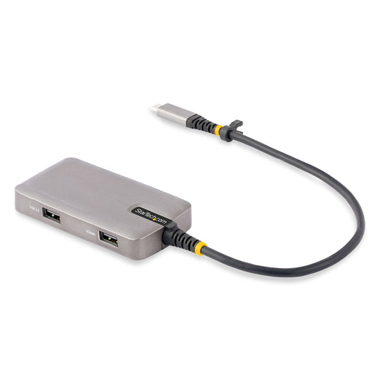 Star Tech USB-C Multiport Adapter - 4K 60Hz HDMI w/HDR - 3-Port USB Hub - 100W Power Delivery Pass-Through - Works With Chromebook certified - Windows/macOS/iPadOS/Android™