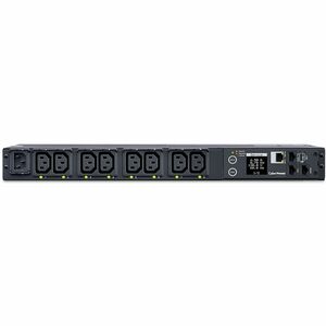 CyberPower1U Switched ePDU 12Amp input/output -(PDU41004)- 8x IEC-320 C13 outlet - 2 Yr WTY