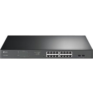 TP-Link 16-Port Gigabit PoE+ Easy Smart Switch, 16 Gigabit RJ45 Ports, 2 SFP Slots, 3-Year WTY