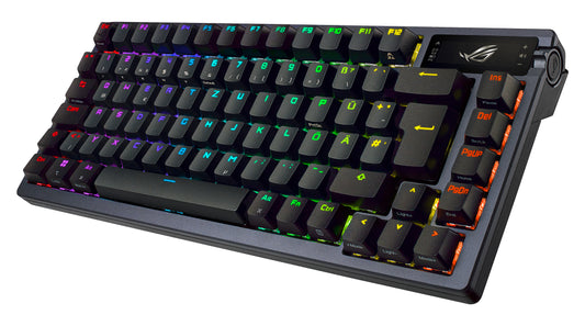 ASUS ROG Azoth keyboard Gaming USB + RF Wireless + Bluetooth Black