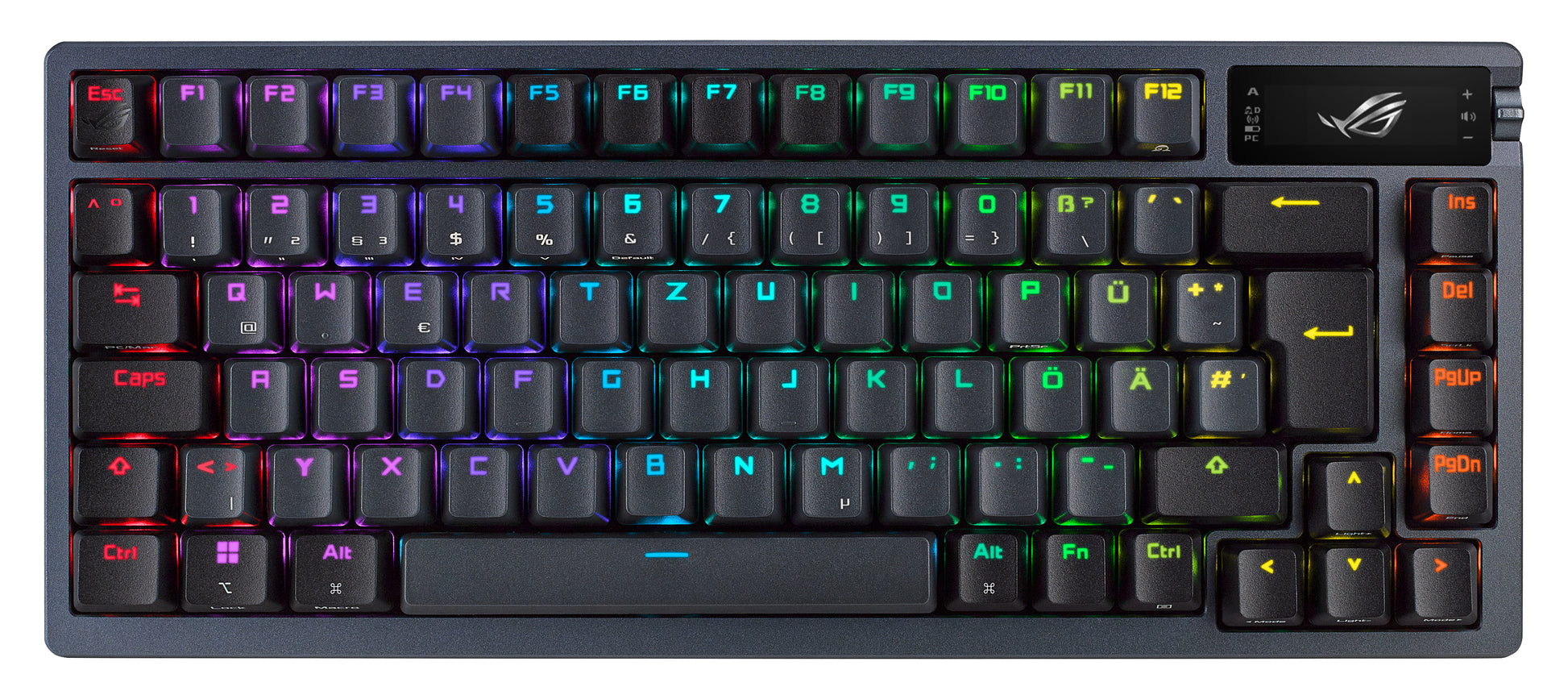 ASUS ROG AZOTH keyboard Gaming USB + RF Wireless + Bluetooth Black product image