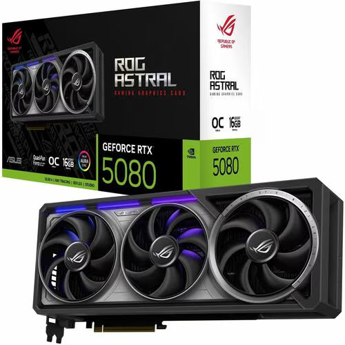 ASUS ROG Astral - -RTX5080-O16G-GAMING NVIDIA GeForce RTX 5080 16 GB GDDR7