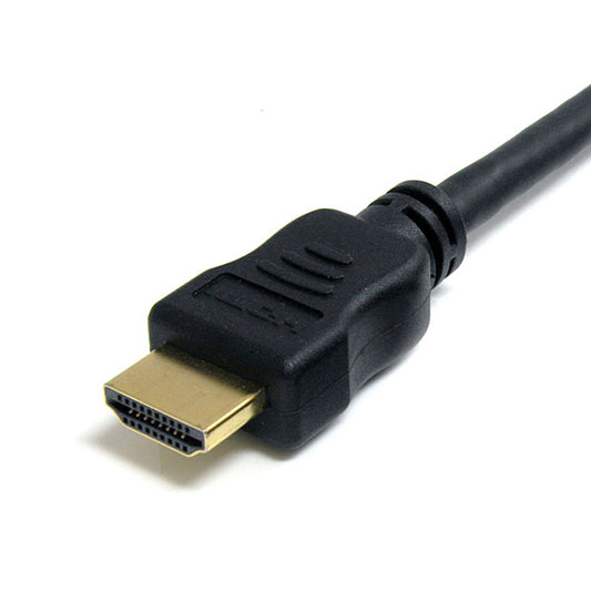 Star Tech 1m HDMI Cable - 4K High Speed HDMI Cable with Ethernet - 4K 30Hz UHD HDMI Cord - 10.2 Gbps Bandwidth - HDMI 1.4 Video / Display Cable M/M 28AWG - HDCP 1.4 - Black