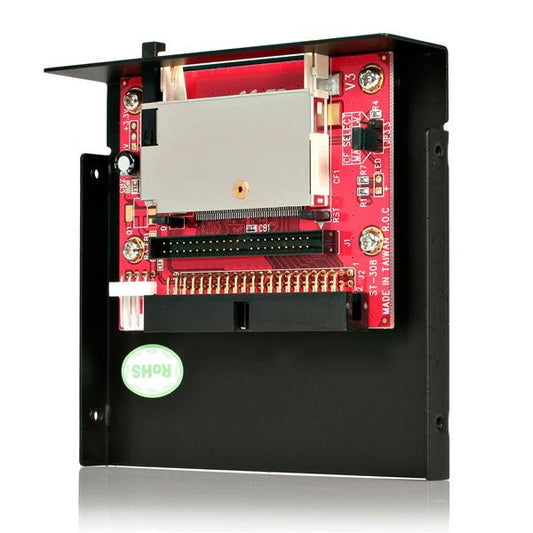 Star Tech 3.5in Drive Bay IDE to Single CF SSD Adapter Card Reader