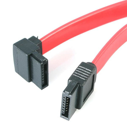 Star Tech 12in SATA to Left Angle SATA Serial ATA Cable