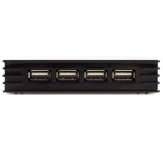 Star Tech 7 Port Compact Black USB 2.0 Hub