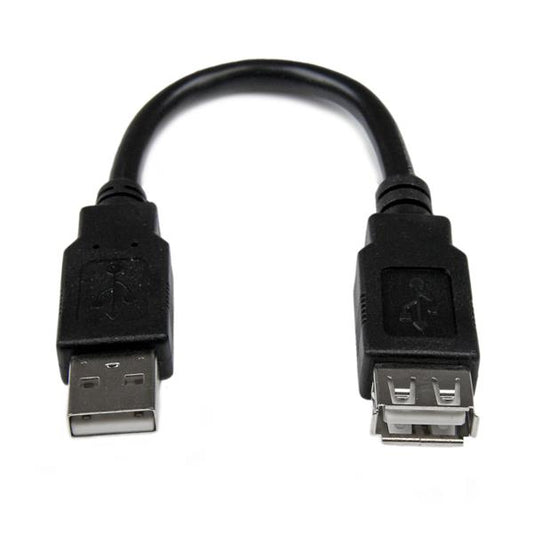 Star Tech 6in USB 2.0 Extension Adapter Cable A to A - M/F