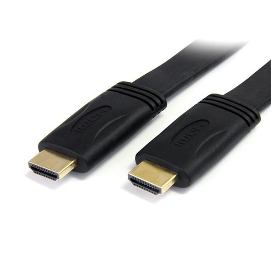 Star Tech 5m Flat High Speed HDMI® Cable with Ethernet - Ultra HD 4k x 2k HDMI Cable - HDMI to HDMI M/M