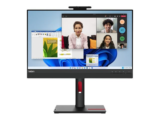 LENOVO TIO24 23.8" WLED IPS FHD (16:9), NON TOUCH, HDMI, DP, USB, H/ADJ, SPKR, WCAM, 3YR