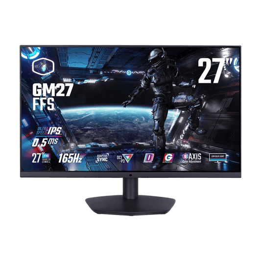 COOLER MASTER 27'' (16:9) FHD IPS, 0.5MS, 165HZ, DP, HDMI, 3YR WTY