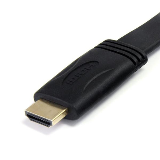 Star Tech 5m Flat High Speed HDMI® Cable with Ethernet - Ultra HD 4k x 2k HDMI Cable - HDMI to HDMI M/M