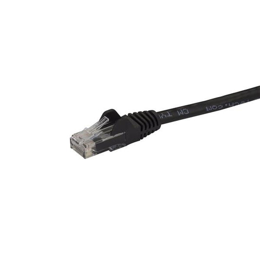 Star Tech 10m CAT6 Ethernet Cable - Black CAT 6 Gigabit Ethernet Wire -250MHz 100W PoE RJ45 UTP Network/Patch Cord Snagless w/Strain Relief Individually Tested