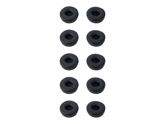 JABRA ENGAGE 55/65/75 STEREO HEADSET LEATHERETTE EAR CUSHIO NS, BLACK, 10 PCS