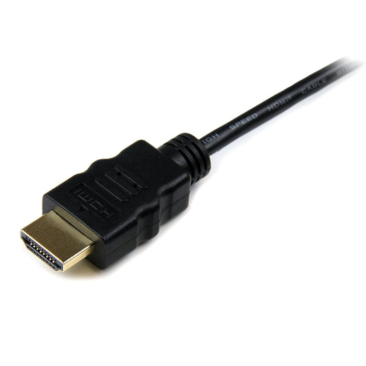 Star Tech 1m Micro HDMI to HDMI Cable with Ethernet - 4K 30Hz Video - Durable High Speed Micro HDMI Type-D to HDMI 1.4 Adapter Cable/Converter Cord - UHD HDMI Monitors/TVs/Displays - M/M