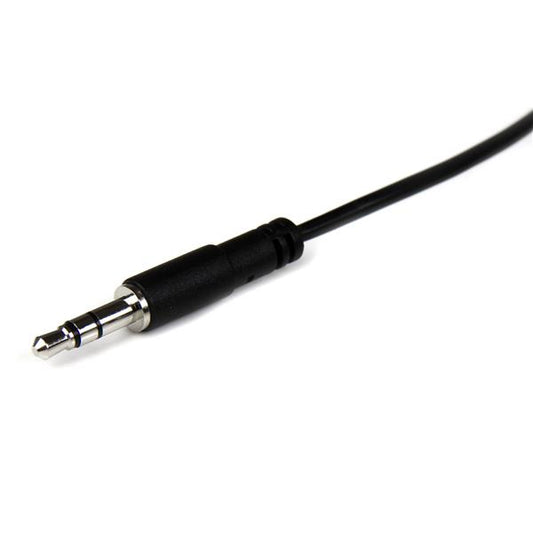 Star Tech 1m Slim 3.5mm Stereo Extension Audio Cable - M/F