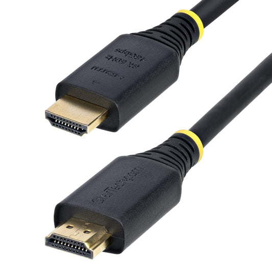 Star Tech 1m (3ft) Certified Ultra High Speed HDMI Cable, 8K 60Hz/4K 120Hz, HDMI 2.1 Cable with HDR10+ / eARC, 48Gbps, 8K HDMI Cord for Monitor/TV/Display, Flexible TPE Jacket