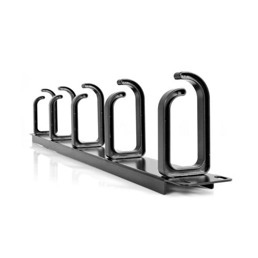 Star Tech 1U 19in Metal Rackmount Cable Management Panel
