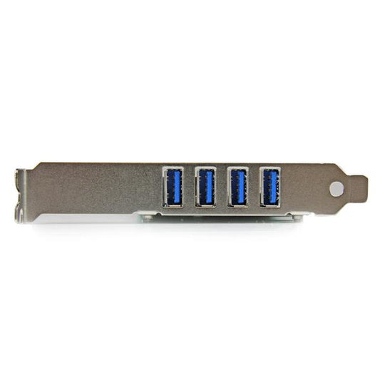 Star Tech 4 Port PCI Express PCIe SuperSpeed USB 3.0 Controller Card Adapter with UASP - SATA Power
