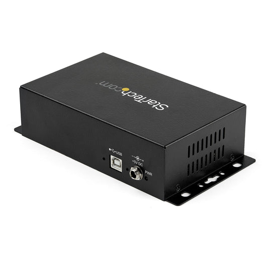 Star Tech 8 Port USB to DB9 RS232 Serial Adapter Hub – Industrial DIN Rail and Wall Mountable
