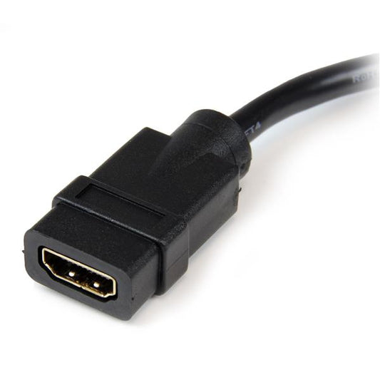 Star Tech 8in HDMI to DVI-D Video Cable Adapter - HDMI Female to DVI Male