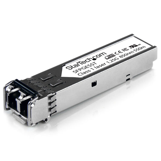 Star Tech Cisco SFP-GE-S Compatible SFP Module - 1000BASE-SX - 1GbE Multimode Fiber MMF Optic Transceiver - 1GE Gigabit Ethernet SFP - LC 550m - 850nm - DDM Cisco IE3400, IE3300, IE3200