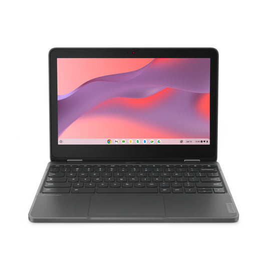 Lenovo 300e Yoga Chromebook Gen 4 520 Hybrid (2-in-1) 29.5 cm (11.6") Touchscreen HD 4 GB LPDDR4x-SDRAM 32 GB eMMC Wi-Fi 6 (802.11ax) ChromeOS English Grey