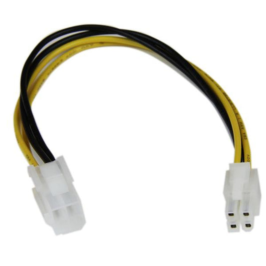 Star Tech 8in ATX12V 4 Pin P4 CPU Power Extension Cable - M/F
